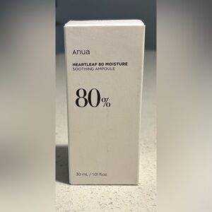 Anua Heartleaf 80 Moisture Soothing Ampoule - White